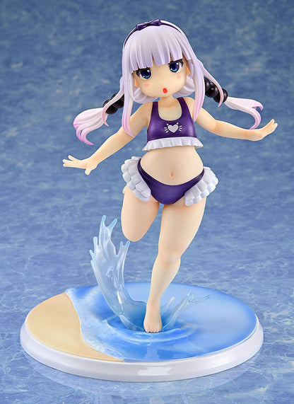 Miss Kobayashi's Dragon Maid Kanna Kamui: Excited to Wear a Swimsuit at Home Ver. (Purple) 1/6 Figure - Image 3