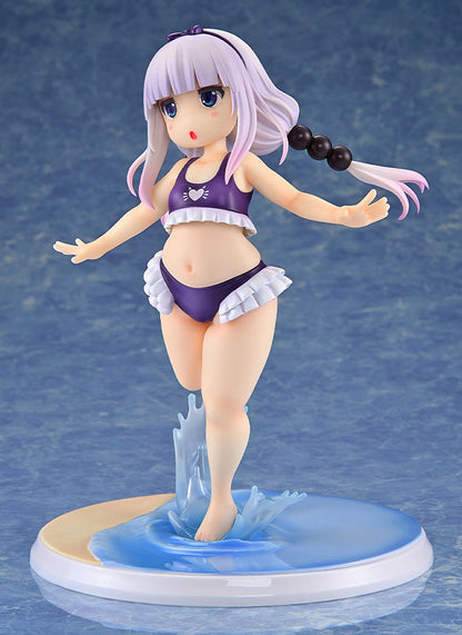 Miss Kobayashi's Dragon Maid Kanna Kamui: Excited to Wear a Swimsuit at Home Ver. (Purple) 1/6 Figure - Image 4