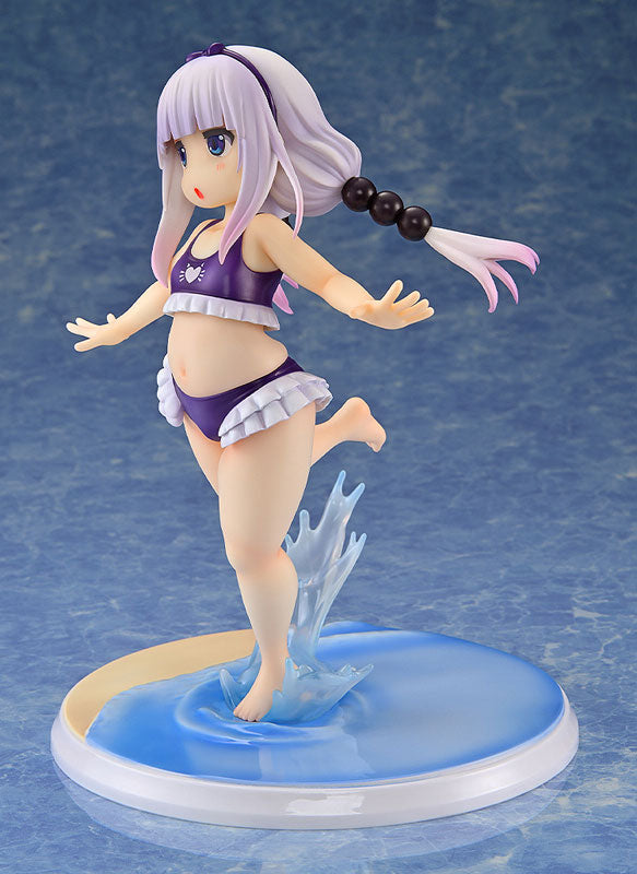 Miss Kobayashi's Dragon Maid Kanna Kamui: Excited to Wear a Swimsuit at Home Ver. (Purple) 1/6 Figure - Image 5