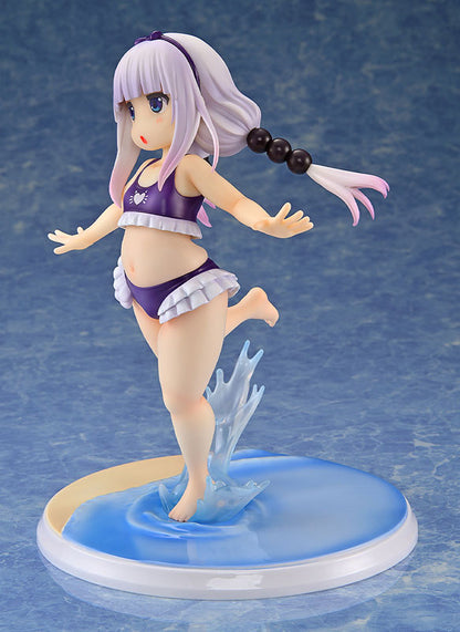 Miss Kobayashi's Dragon Maid Kanna Kamui: Excited to Wear a Swimsuit at Home Ver. (Purple) 1/6 Figure - Image 5