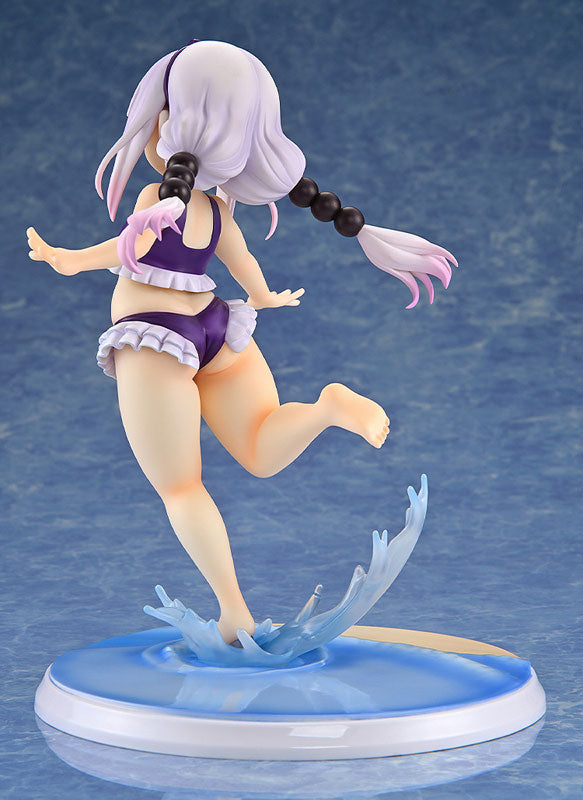 Miss Kobayashi's Dragon Maid Kanna Kamui: Excited to Wear a Swimsuit at Home Ver. (Purple) 1/6 Figure - Image 6