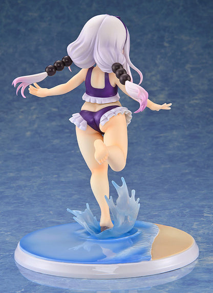 Miss Kobayashi's Dragon Maid Kanna Kamui: Excited to Wear a Swimsuit at Home Ver. (Purple) 1/6 Figure - Image 7