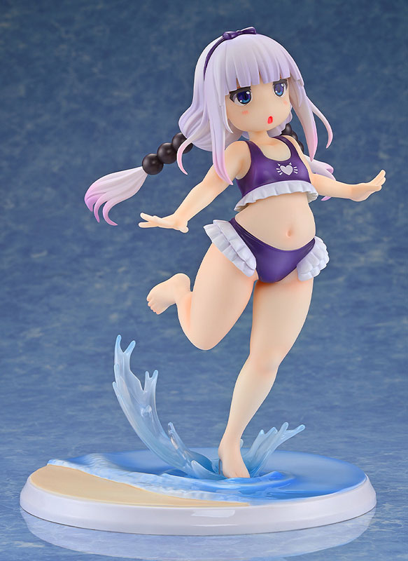Miss Kobayashi's Dragon Maid Kanna Kamui: Excited to Wear a Swimsuit at Home Ver. (Purple) 1/6 Figure - Image 9