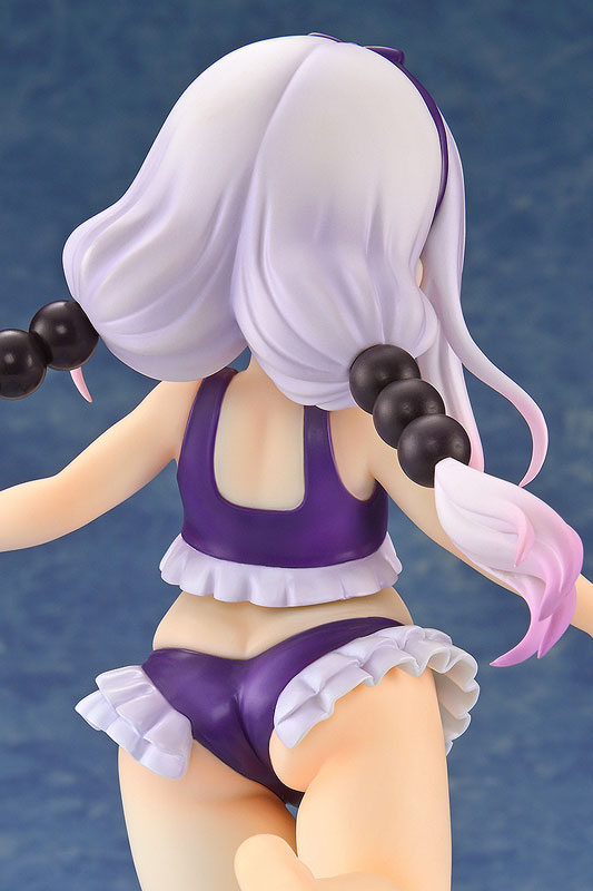Miss Kobayashi's Dragon Maid Kanna Kamui: Excited to Wear a Swimsuit at Home Ver. (Purple) 1/6 Figure - Image 10