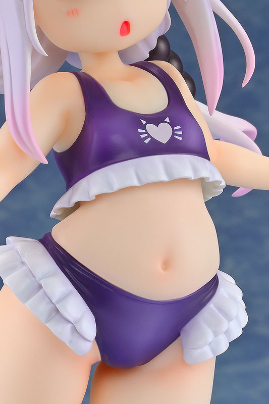 Miss Kobayashi's Dragon Maid Kanna Kamui: Excited to Wear a Swimsuit at Home Ver. (Purple) 1/6 Figure - Image 11