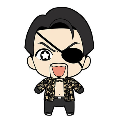 Like a Dragon Kiwami Plushie and Tin Badge Set - Goro Majima - Image 2