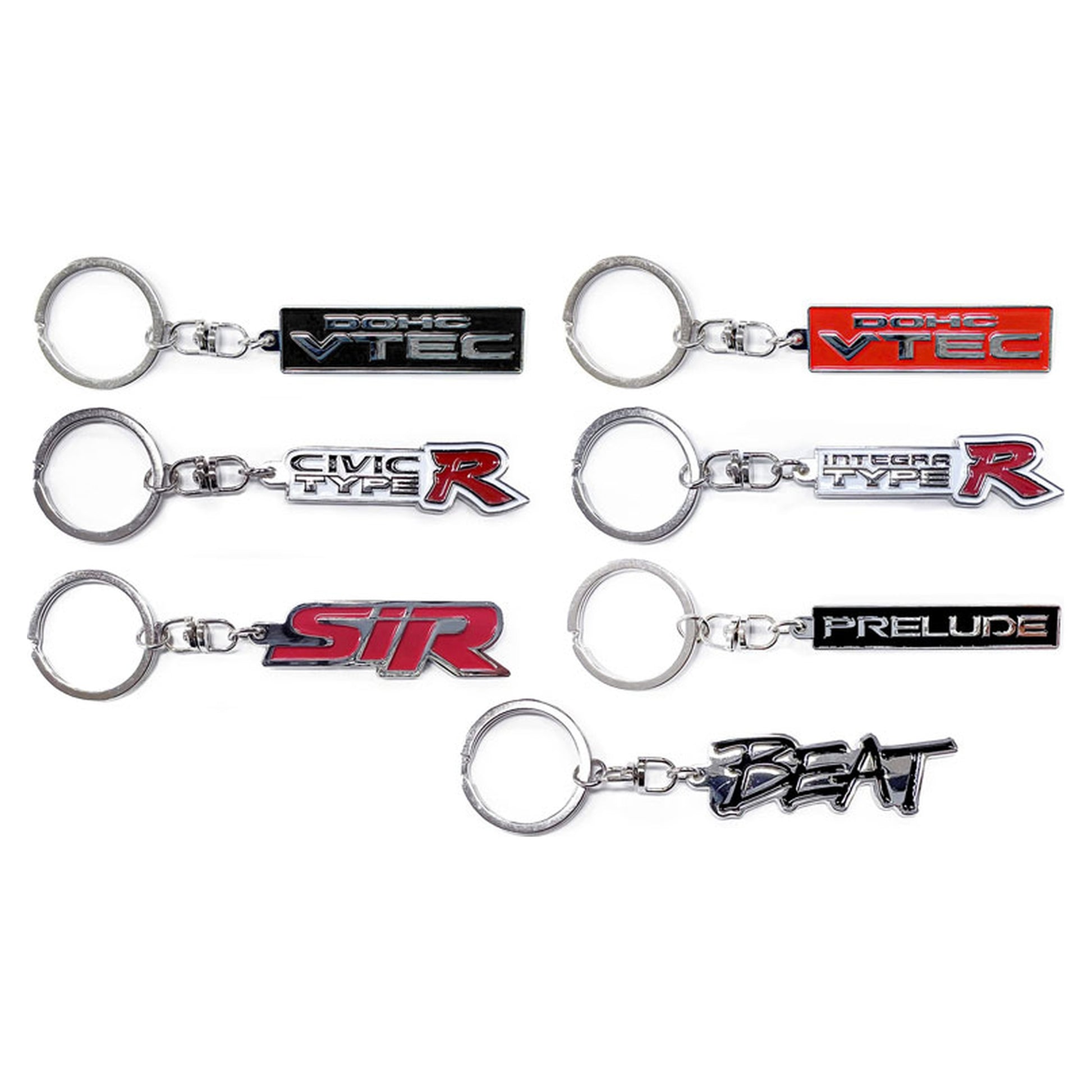 Honda Car Emblem Metal Keychain Collection 8Pack BOX - Image 1