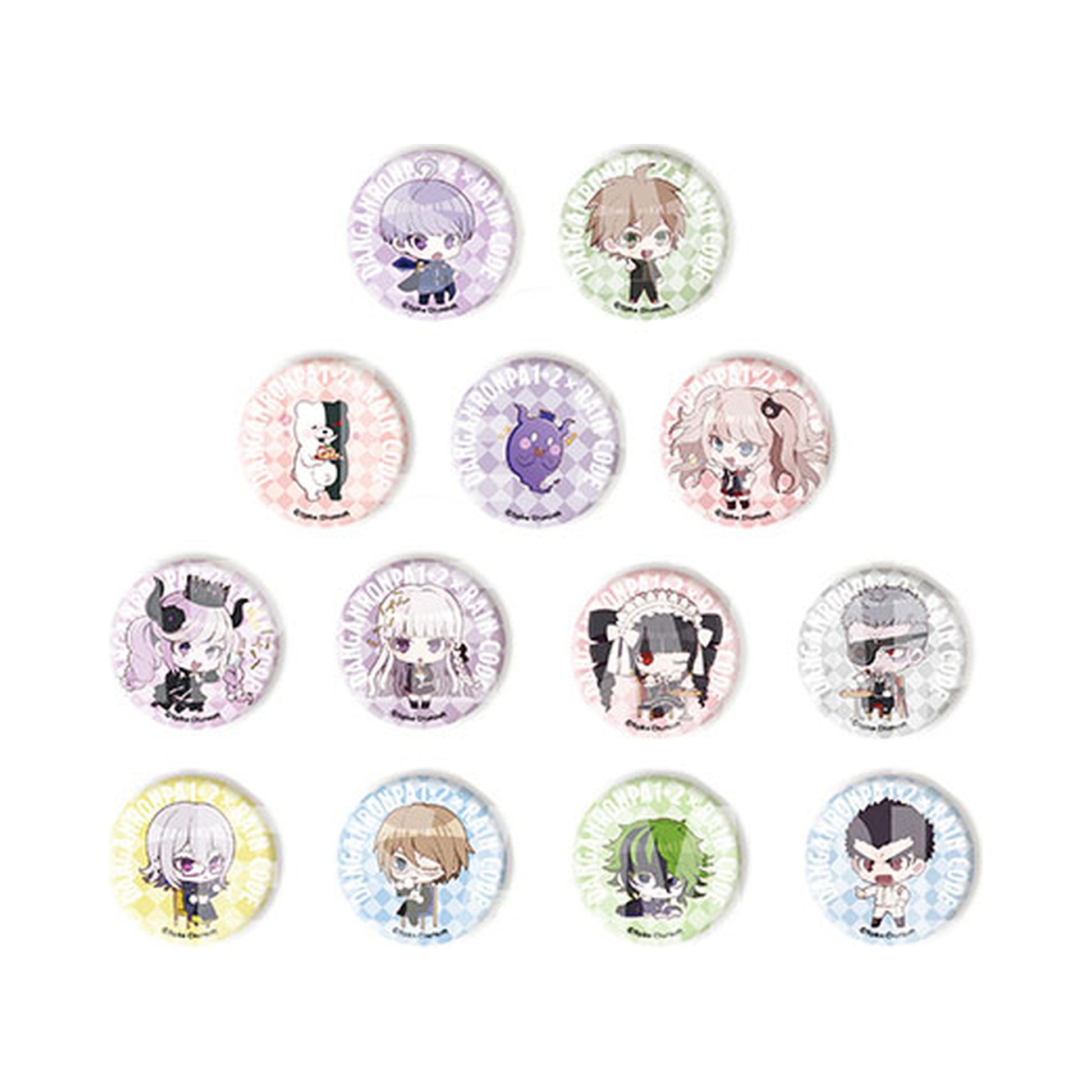 Danganronpa 1-2 Reload x Master Detective Archives: Rain Code Tradable Tin Badges Vol.1 - Image 1
