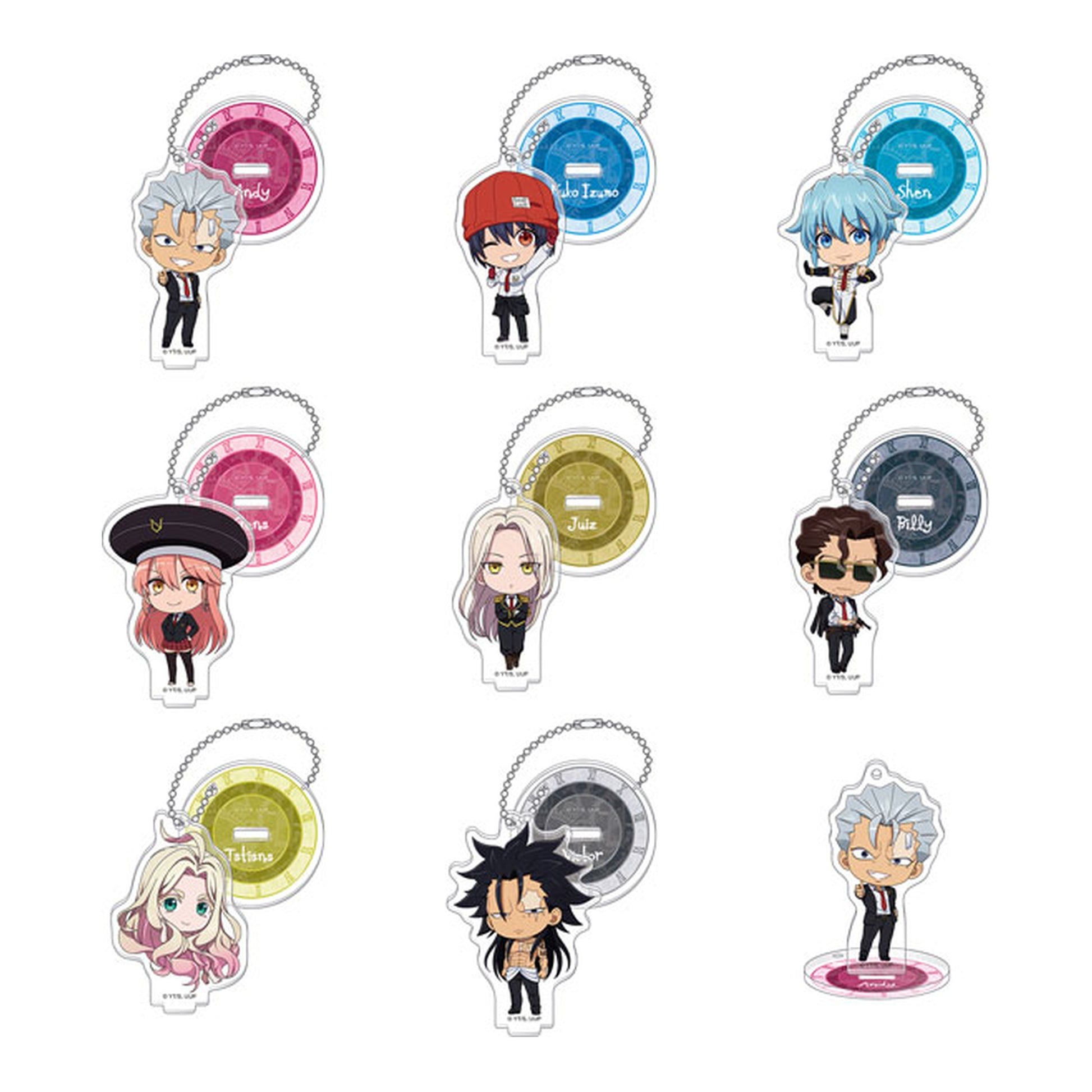 Undead Unluck Acrylic Keychain with Stand Collection Box (8 Packs) - Image 1
