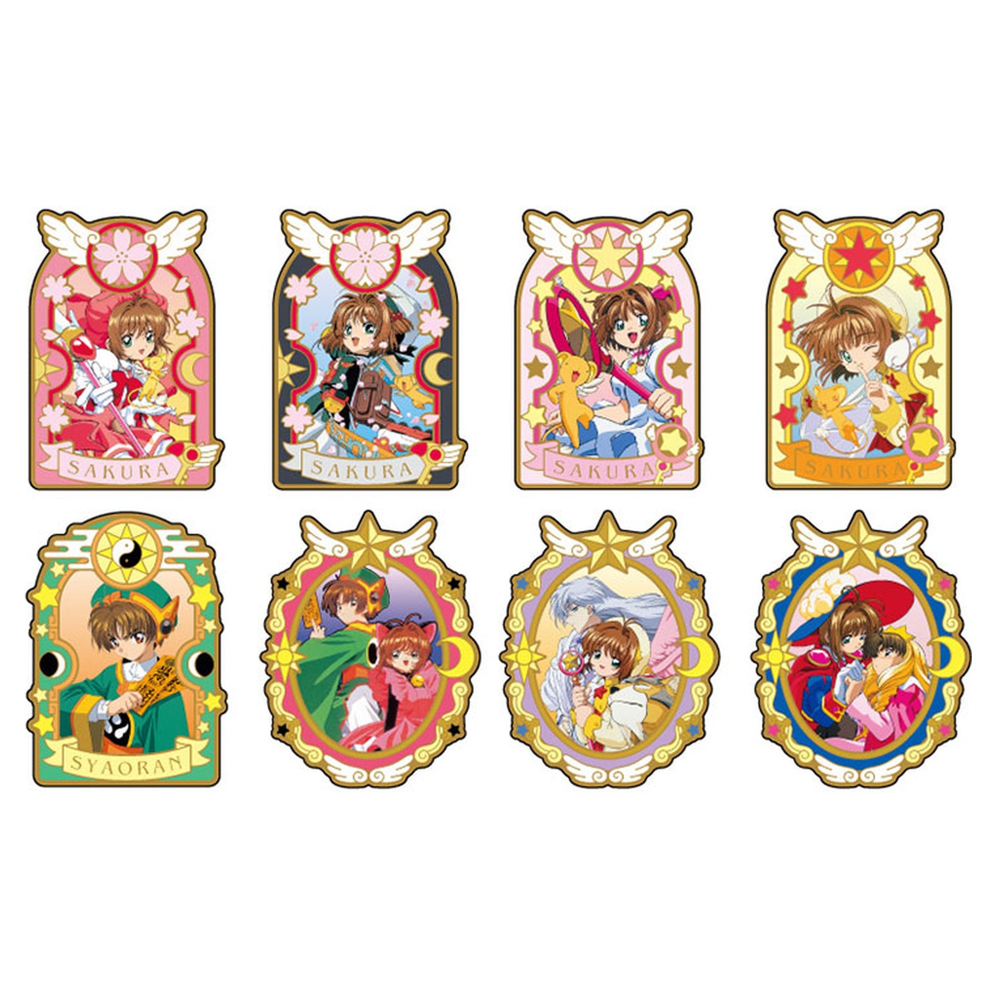 Cardcaptor Sakura Premium Pins Collection 8Pack BOX - Image 1