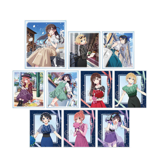 TV Anime Rent-A-Girlfriend Trading Acrylic Card 10 Pack BOX - Image 2