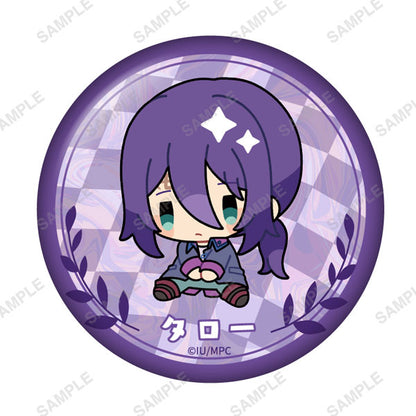 TV Anime "Delusional Monthly Magazine" Trading Tin Badge Sitting ver. 8Item Set - Image 2