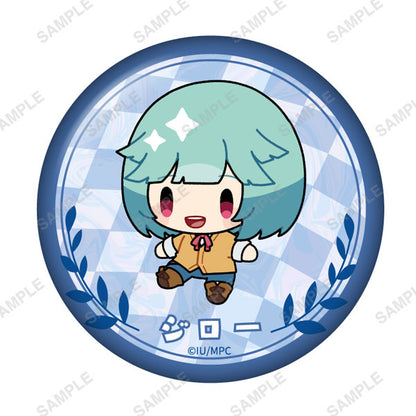 TV Anime "Delusional Monthly Magazine" Trading Tin Badge Sitting ver. 8Item Set - Image 3