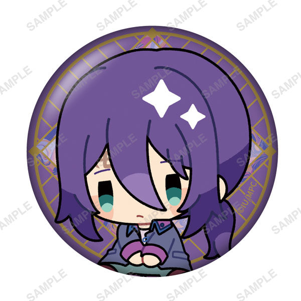 TV Anime "Delusional Monthly Magazine" Trading Tin Badge Sitting ver. 8Item Set - Image 6