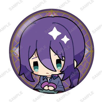 TV Anime "Delusional Monthly Magazine" Trading Tin Badge Sitting ver. 8Item Set - Image 6