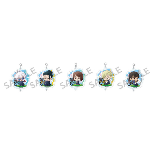 Jujutsu Kaisen Tradable Connecting Chibi Character Acrylic Charms Resting ver. 5Item Set - Image 1