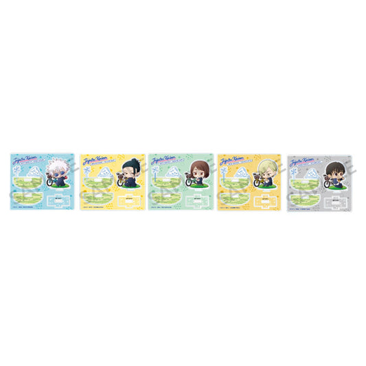 Jujutsu Kaisen Tradable Swaying Chibi Character Acrylic Stands Resting ver. 5Item Set - Image 1