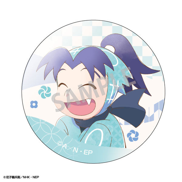 Nintama Rantaro Trading Tin Badge KamiAni TOUCH 10Pack BOX - Image 3