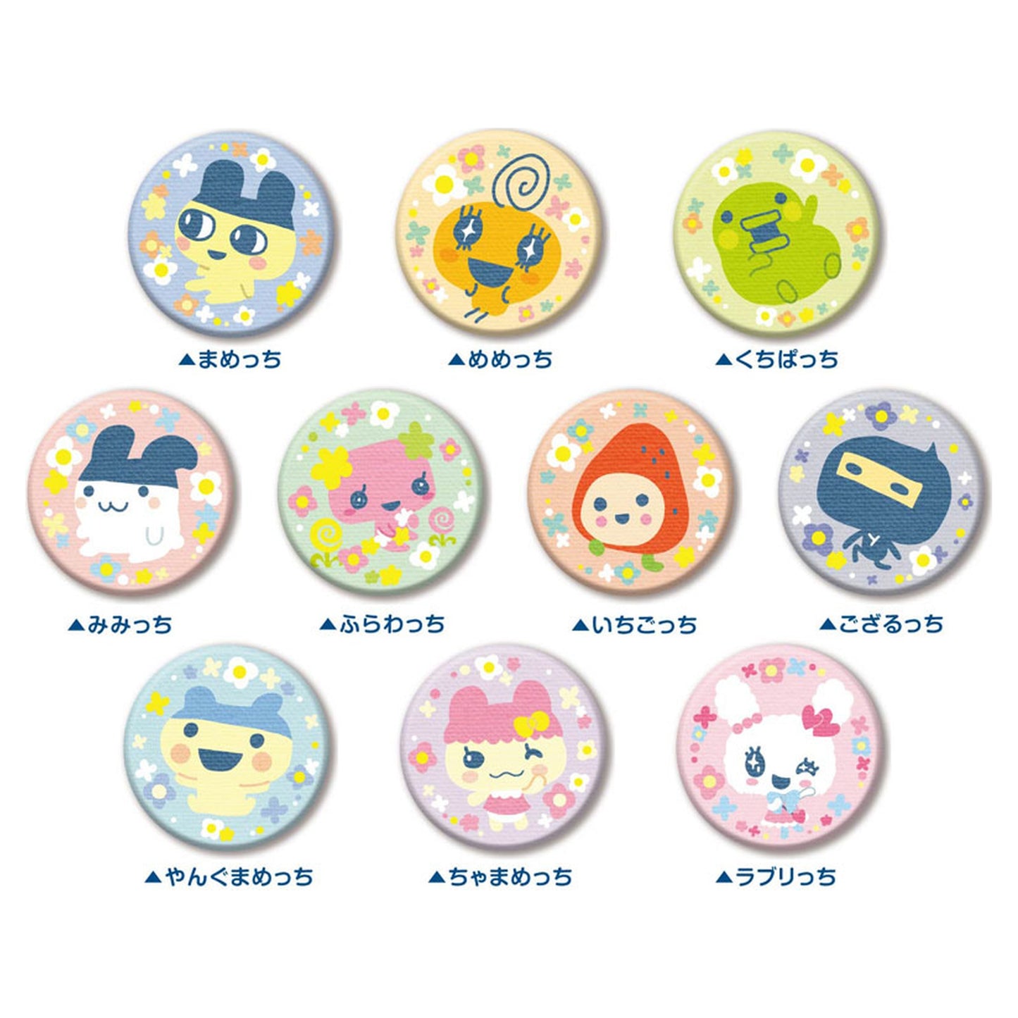 Tamagotchi Embroidery CAN Badge 10Pack BOX - Image 1