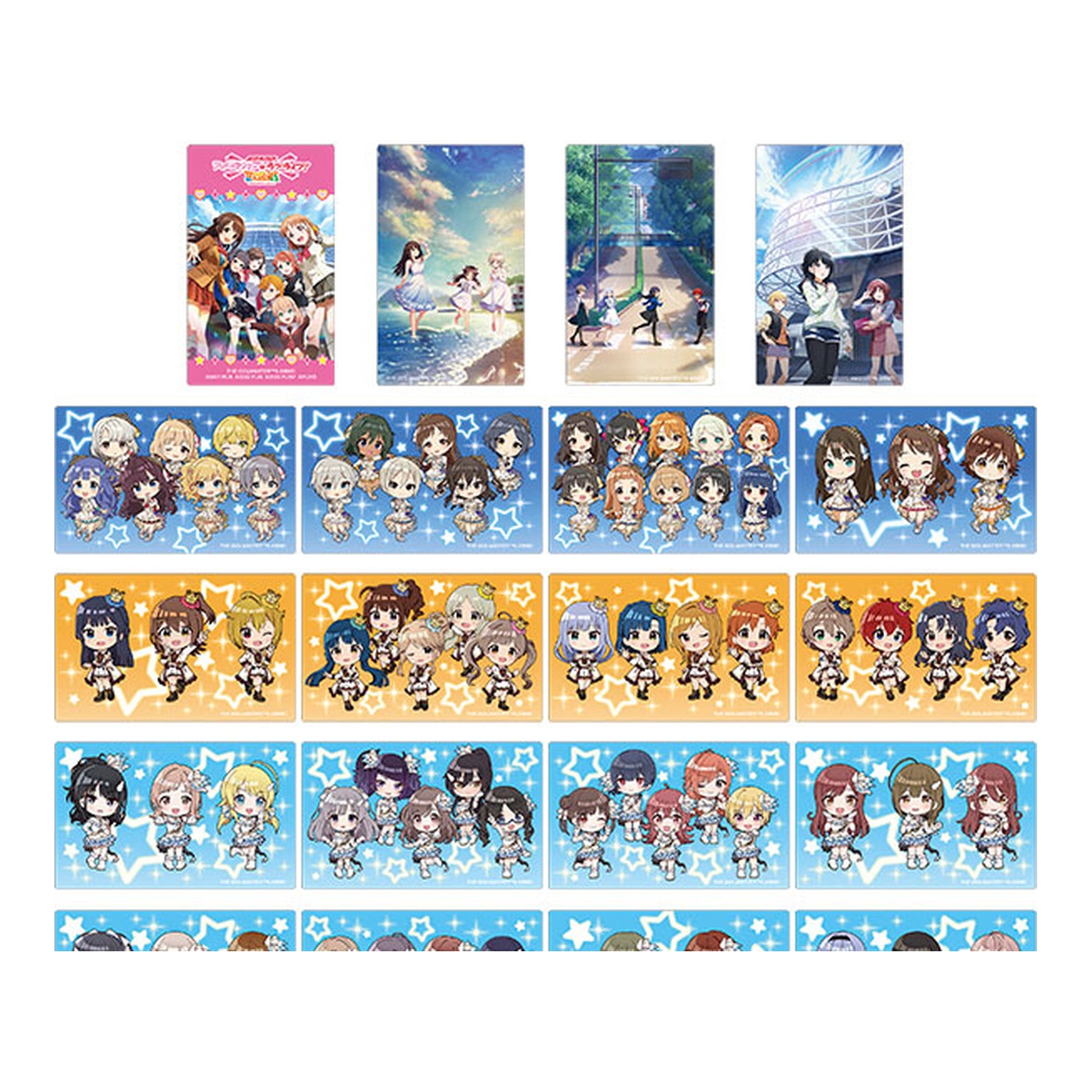 THE IDOLM@STER Ijigen Fest Memorial Clear Card Collection 10Pack BOX - Image 1