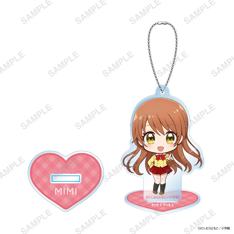 "Gokujyo!! Mechamote Iincho" Trading 2way Mini Acrylic Stand 5Item Set - Image 2
