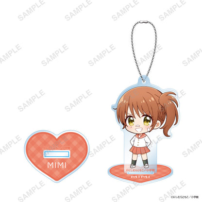 "Gokujyo!! Mechamote Iincho" Trading 2way Mini Acrylic Stand 5Item Set - Image 3