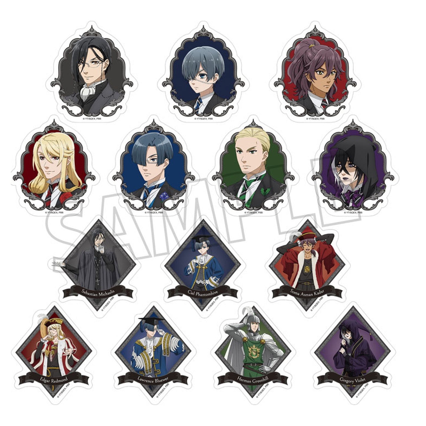 Black Butler: Public School Arc Peta Collection 7Pack BOX - Image 1