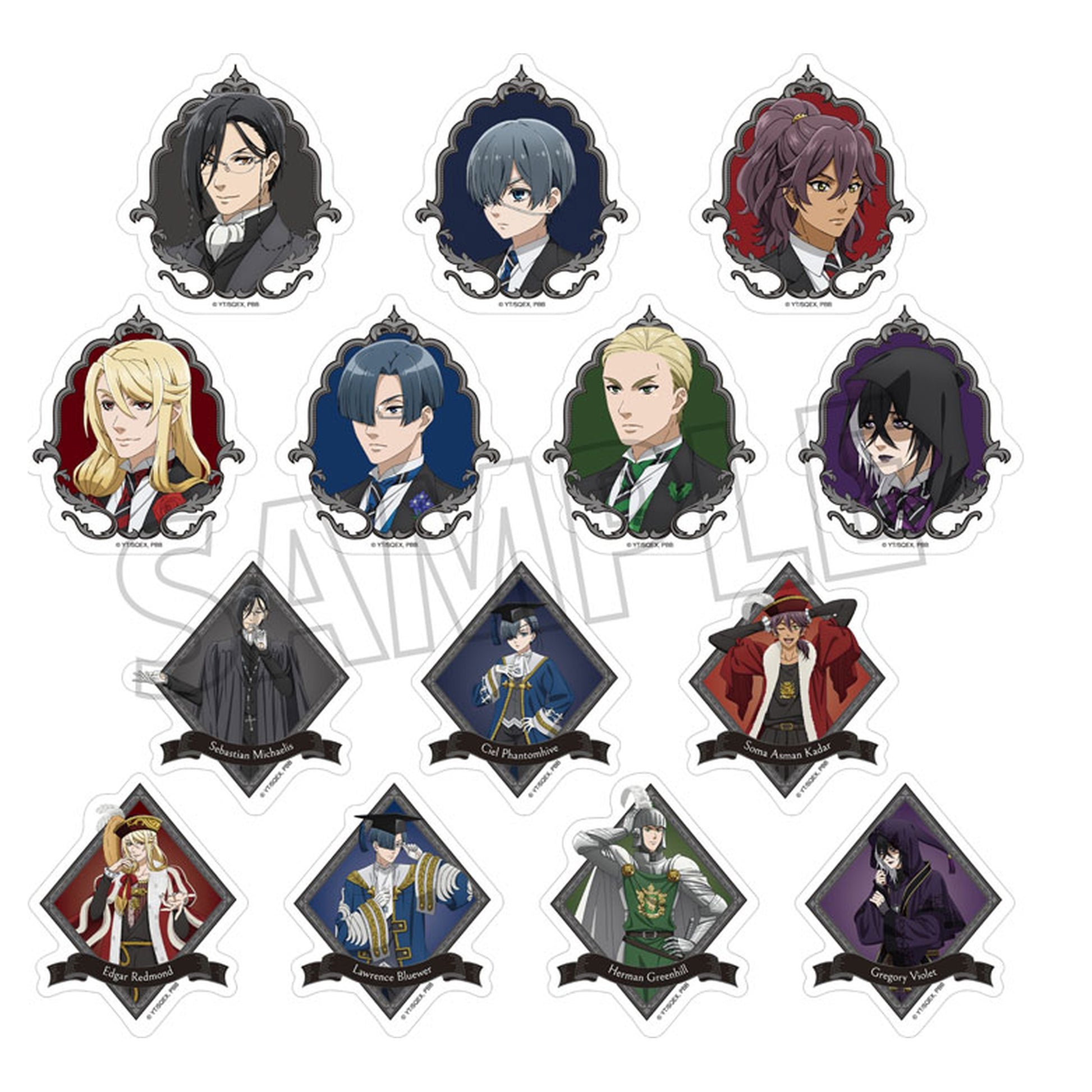 Black Butler: Public School Arc Peta Collection 7Pack BOX - Image 1