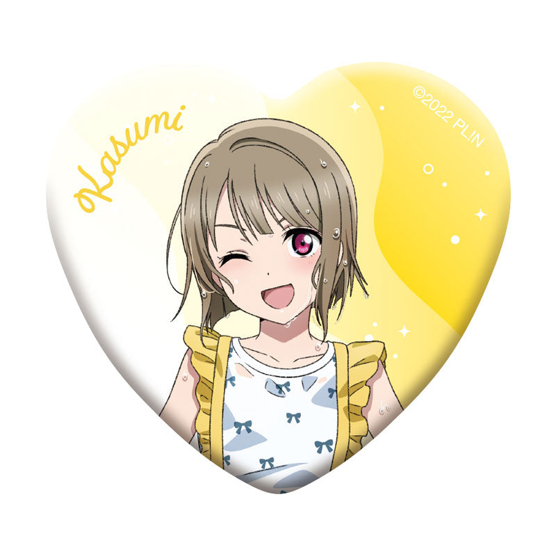 Love Live! Nijigasaki High School Idol Club Heart Shaped Chara Badge Collection 13Pack BOX - Image 4