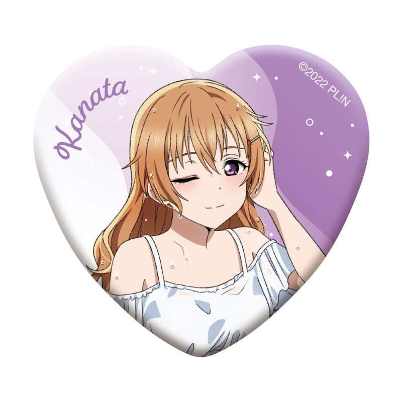 Love Live! Nijigasaki High School Idol Club Heart Shaped Chara Badge Collection 13Pack BOX - Image 8