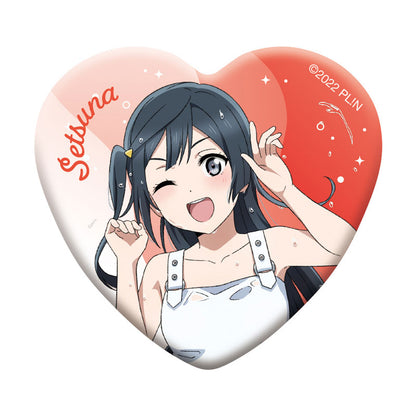 Love Live! Nijigasaki High School Idol Club Heart Shaped Chara Badge Collection 13Pack BOX - Image 9