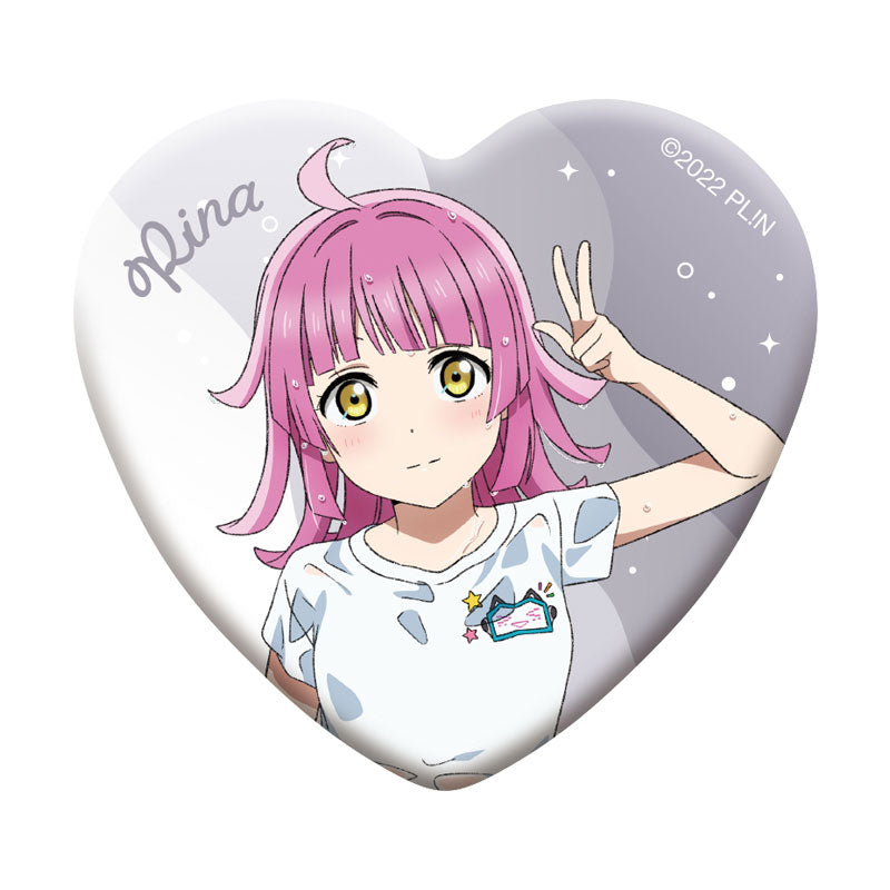 Love Live! Nijigasaki High School Idol Club Heart Shaped Chara Badge Collection 13Pack BOX - Image 11