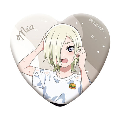 Love Live! Nijigasaki High School Idol Club Heart Shaped Chara Badge Collection 13Pack BOX - Image 13