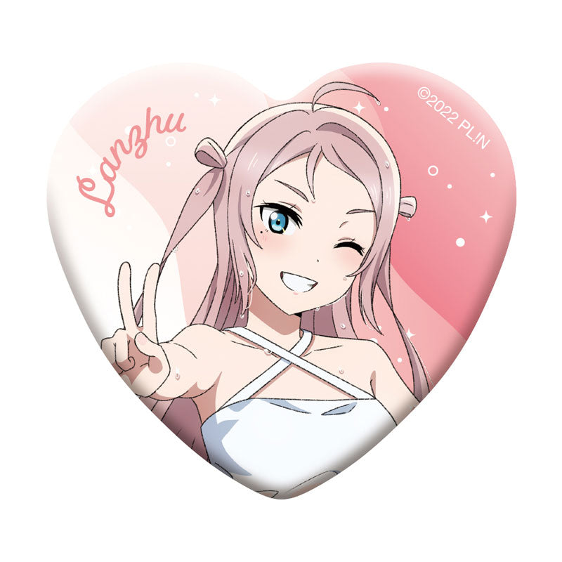 Love Live! Nijigasaki High School Idol Club Heart Shaped Chara Badge Collection 13Pack BOX - Image 14