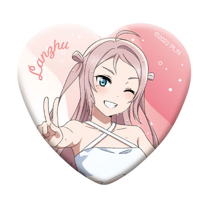 Love Live! Nijigasaki High School Idol Club Heart Shaped Chara Badge Collection 13Pack BOX - Image 14