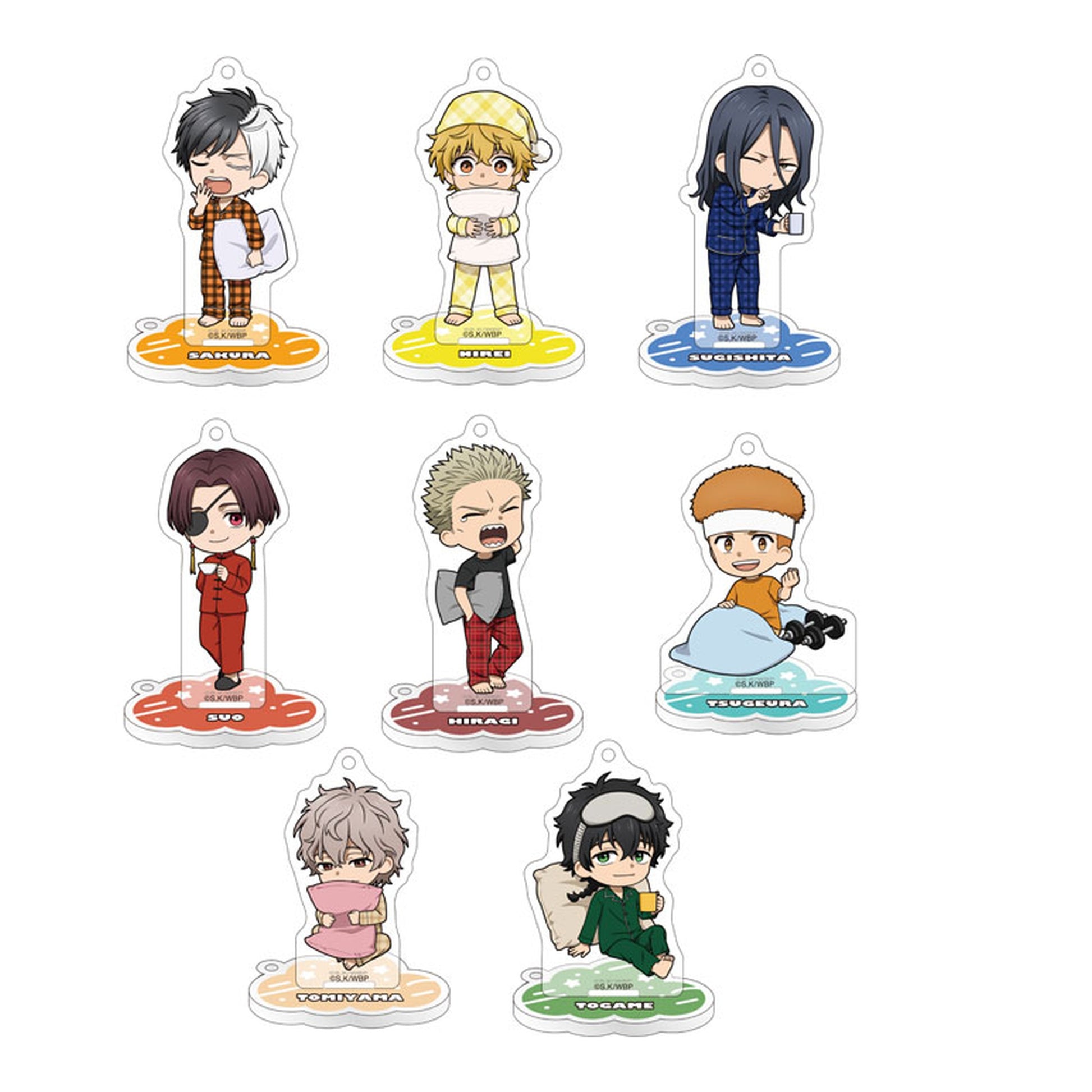 WIND BREAKER Acrylic Keychain w/Stand Collection 8Pack BOX - Image 1