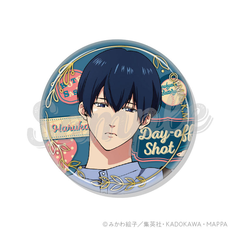 Boukyaku Battery Day-off Shot Trading Foiled Tin Badge 5Pack BOX - Image 2