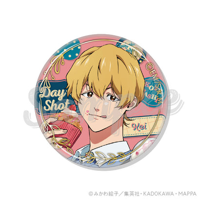 Boukyaku Battery Day-off Shot Trading Foiled Tin Badge 5Pack BOX - Image 3