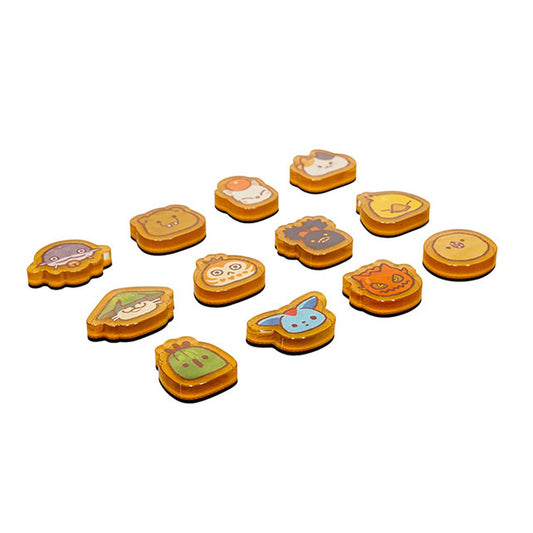 Final Fantasy XIV Doodle Minions Acrylic Magnet 12Pack BOX - Image 1
