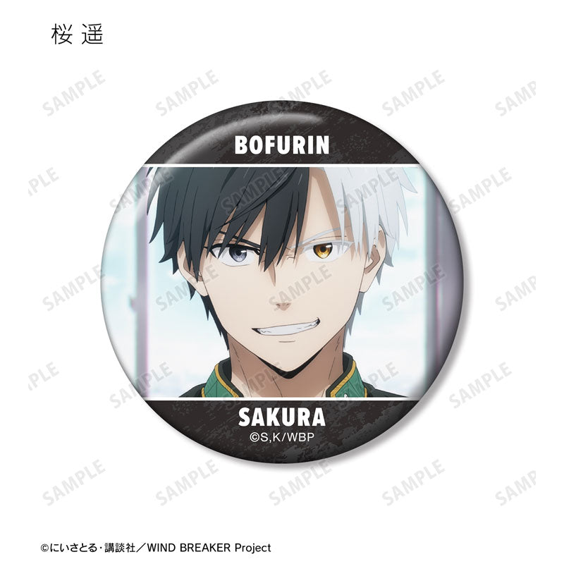 WIND BREAKER TV Anime Trading Scene Photo Tin Badge 7Pack BOX - Image 3