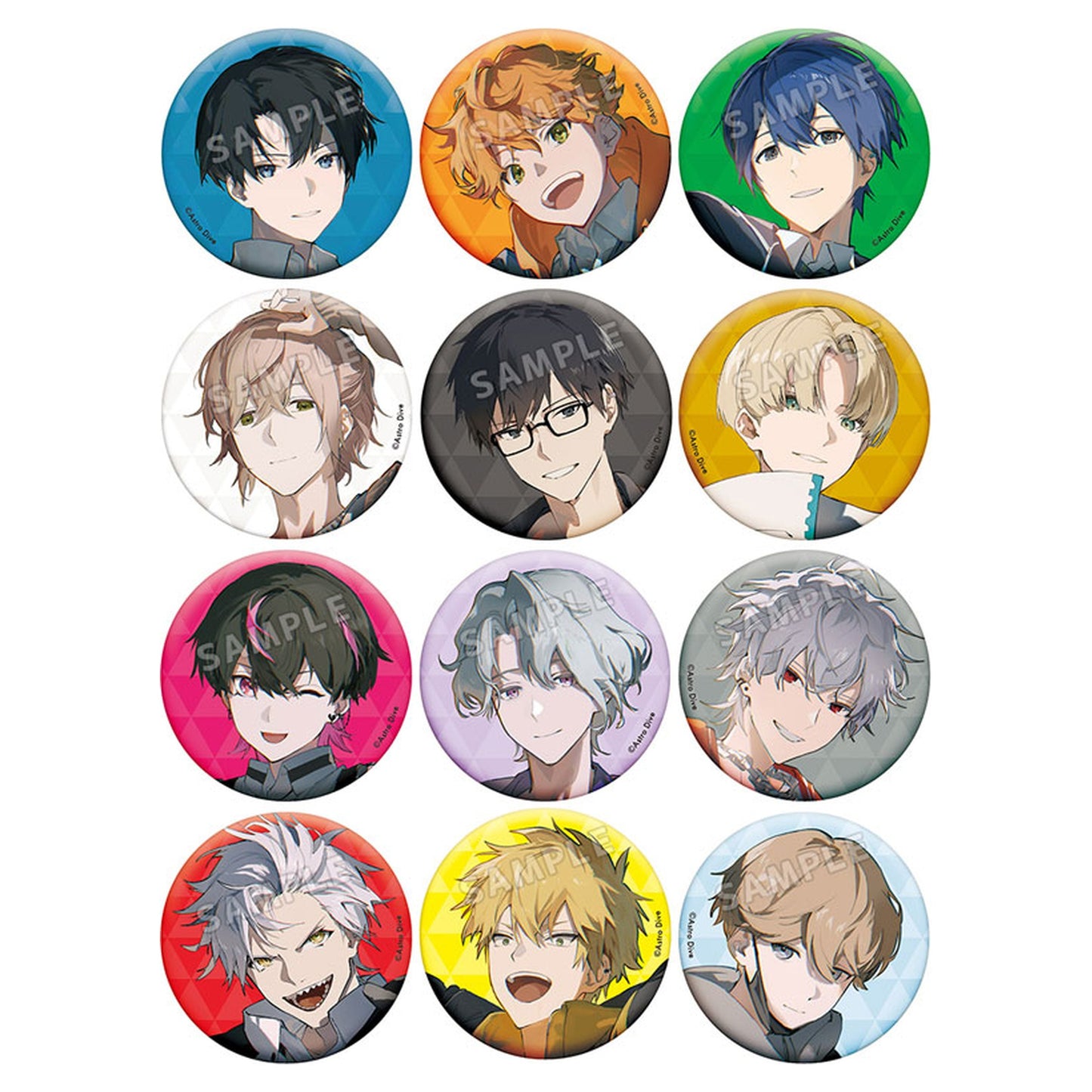 Astro Dive Trading Tin Badge Vol.1 12Pack BOX - Image 1