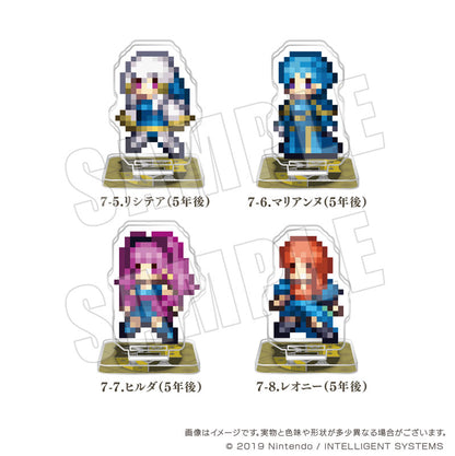 Fire Emblem: Three Houses Pixel Art Acrylic Figure Collection Vol.7 8Pack BOX - Image 3