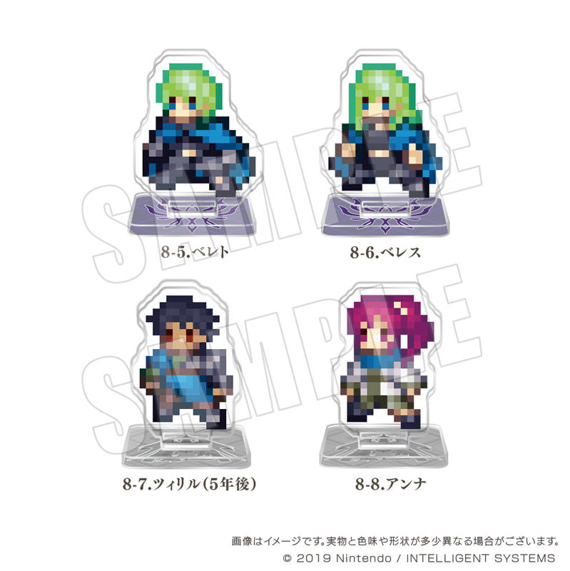 Fire Emblem: Three Houses Pixel Art Acrylic Figure Collection Vol.8 8Pack BOX - Image 3