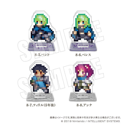 Fire Emblem: Three Houses Pixel Art Acrylic Figure Collection Vol.8 8Pack BOX - Image 3