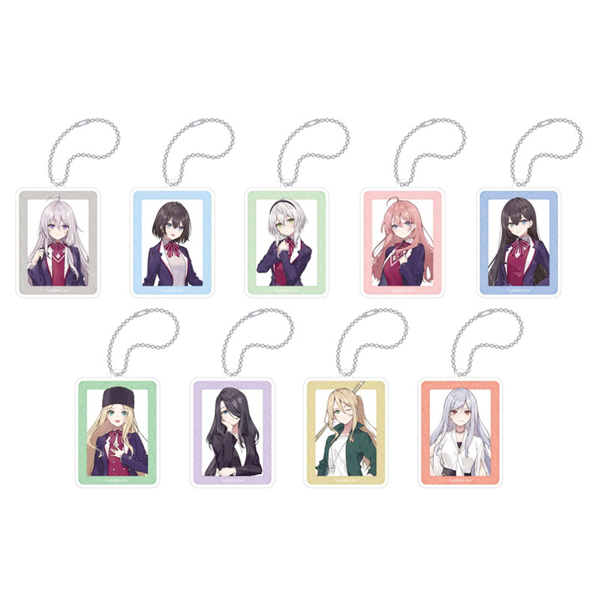 School Story of Wandering Witches Acrylic Keychain Collection 9Pack BOX - Image 1