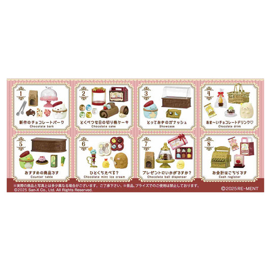 San-X Sumikko Gurashi SUMIKKO CHOCOLATERIE 8Pack BOX - Image 1