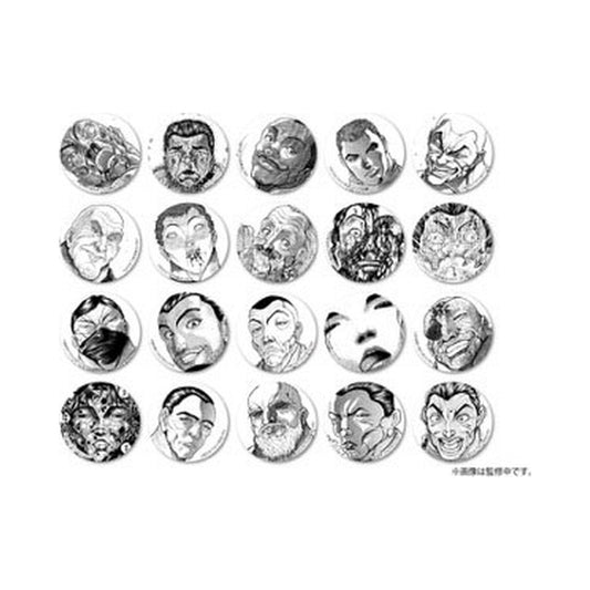 Baki Tin Badge 20 Type Assortment (100pcs.) - Image 1