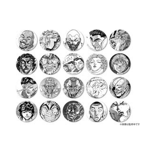 Baki Hanma Tin Badge 20 Type Assortment (100pcs.) - Image 1