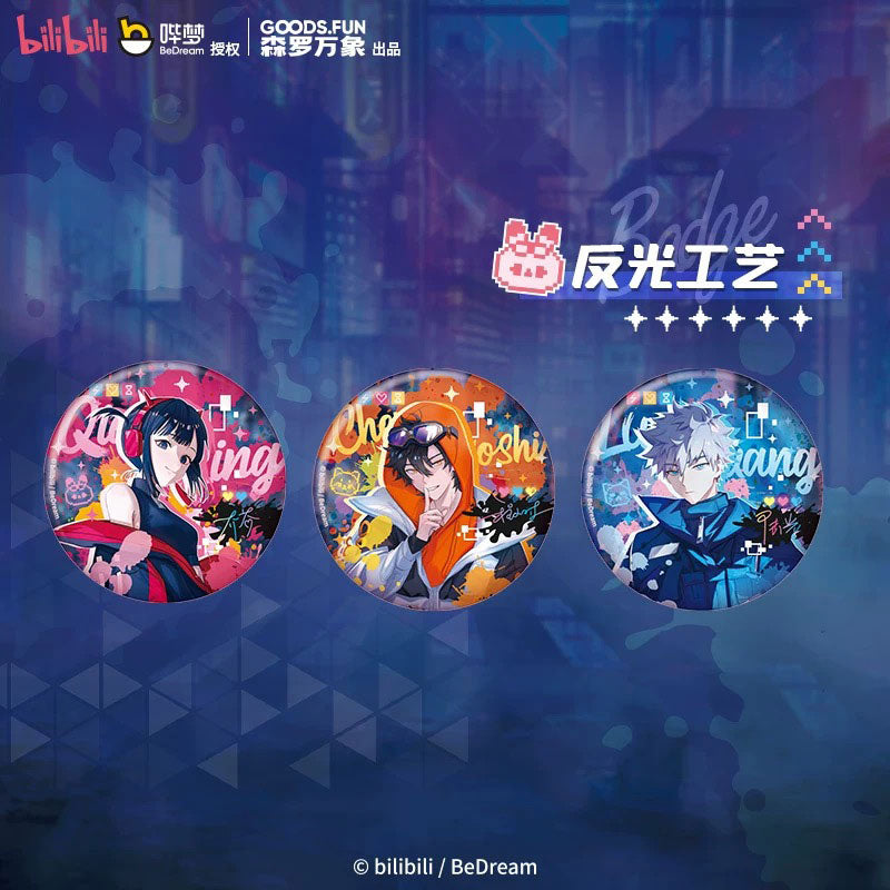 Link Click Cyber Time Series Tin Badge 12 Pack Box - Image 6