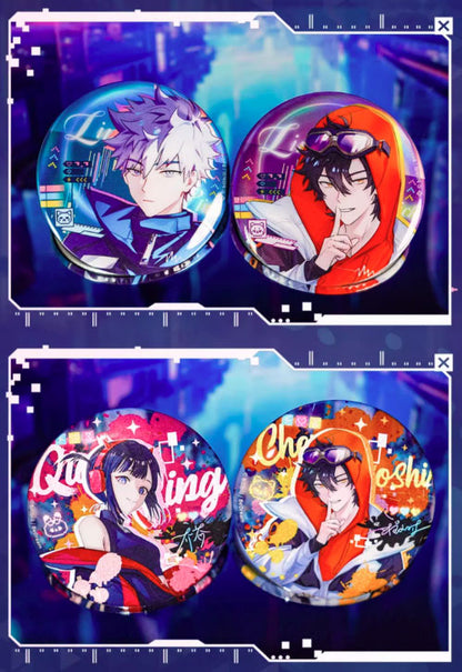 Link Click Cyber Time Series Tin Badge 12 Pack Box - Image 8